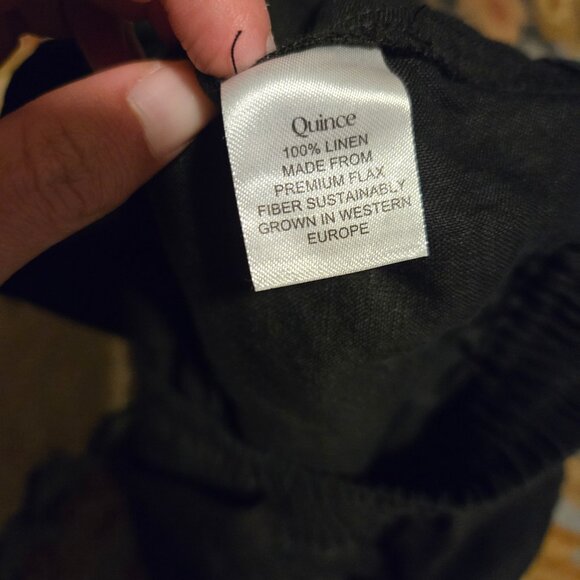 Quince XS black linen shorts - Picture 4 of 6